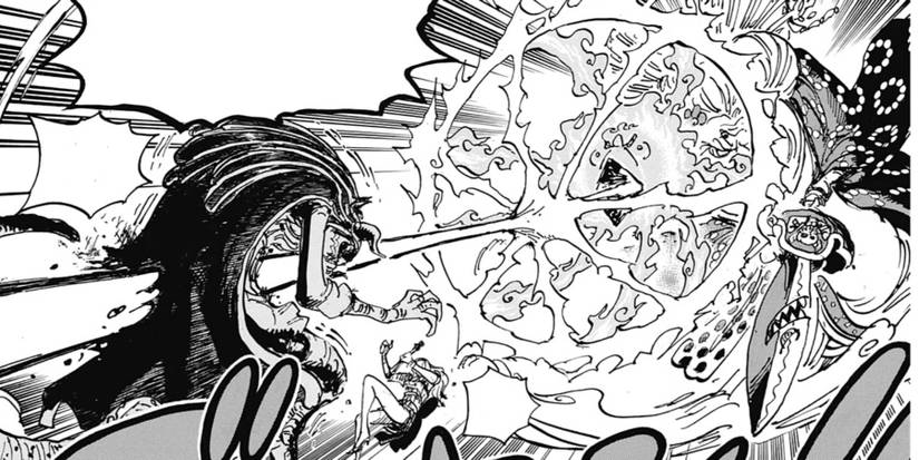 Big Mom using Maser Cannon on Ulti