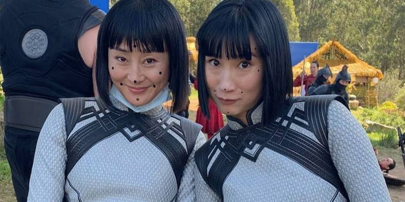 Meng'er Zhang stunt double Shang-Chi copy