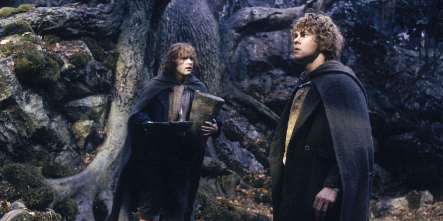 Merry and Pippin in Fangorn