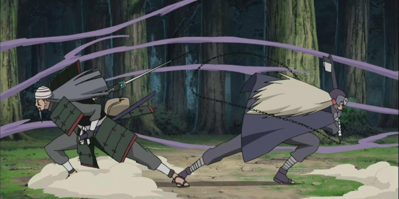 Mifune fighting against Hanzo