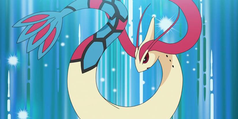 Pokemon Milotic in battle