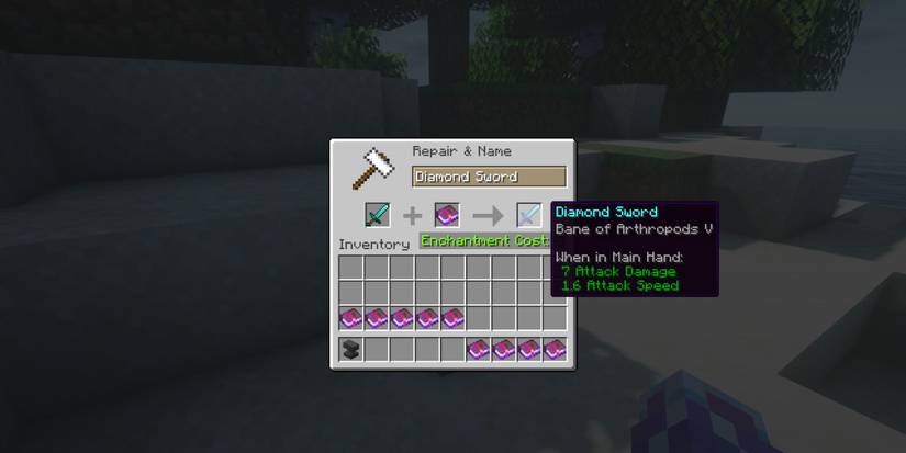 Minecraft Bane Of Arthropods Enchantment