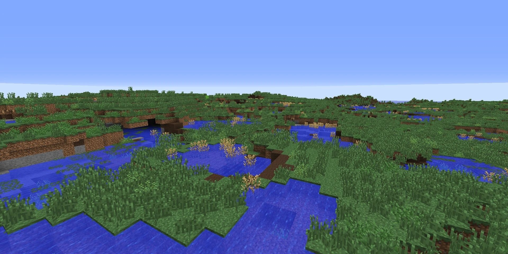 Прибрежные водно-болотные угодья Minecraft