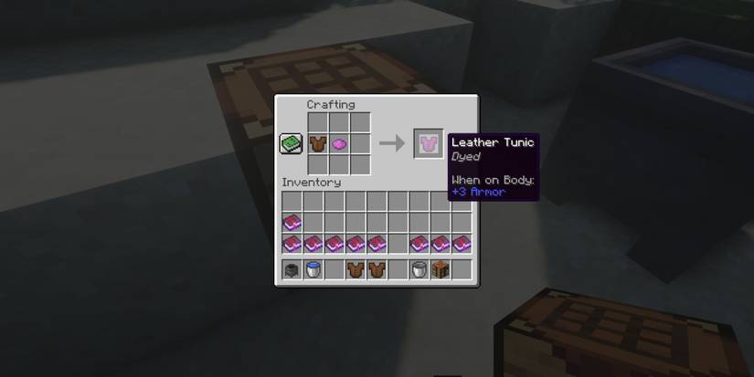 Minecraft Crafting Leather Armor