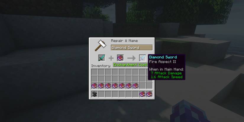 Minecraft Fire Aspect Enchantment