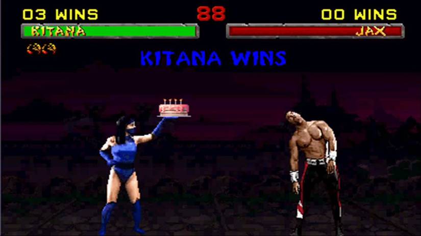 Mortal Kombat 2 Kitana Friendship