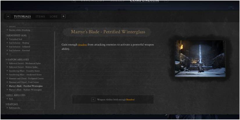 Mortal Shell Martyrs Blade