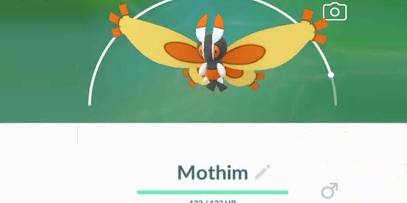 Mothim is a Bug Flying type Pokemon in Pokemon GO