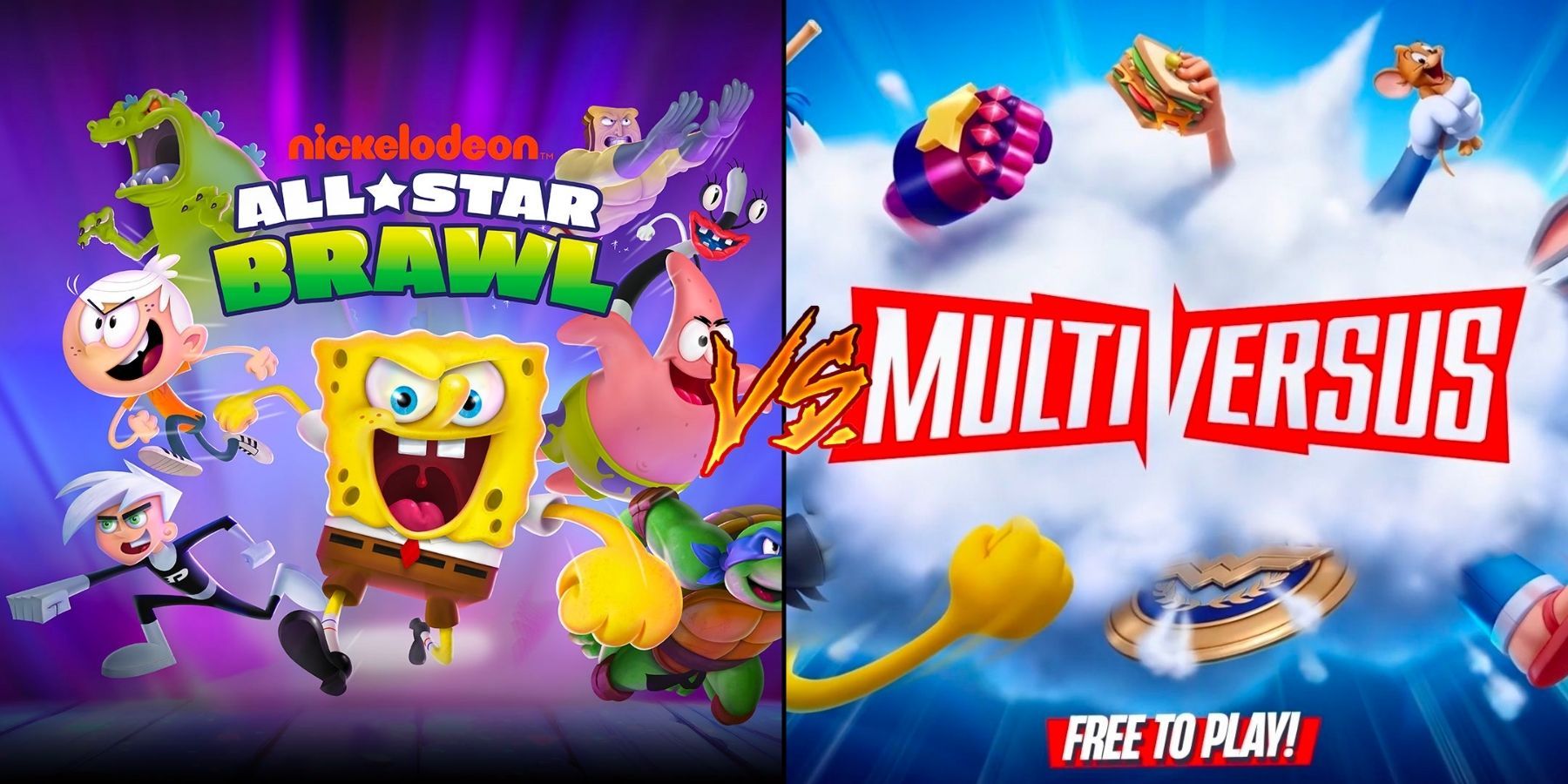 MultiVersus vs. Nickelodeon All-Star Brawl