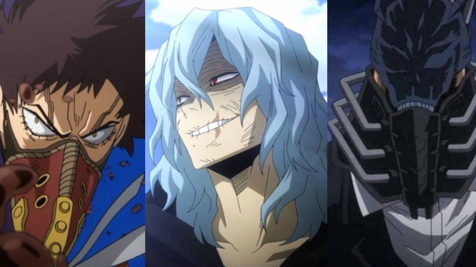 My Hero Academia Villains Overhaul, Shigaraki, All for One