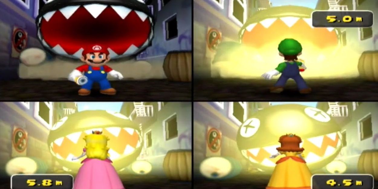 Mario Party Superstars Night Light Fright Minigame