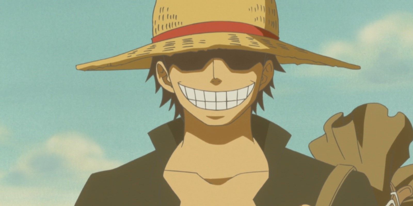 One Piece Gol D. Roger wearing the iconic straw hat
