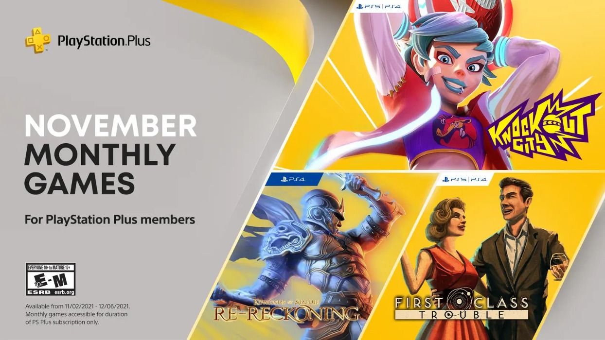 PS Plus November 2021 Games