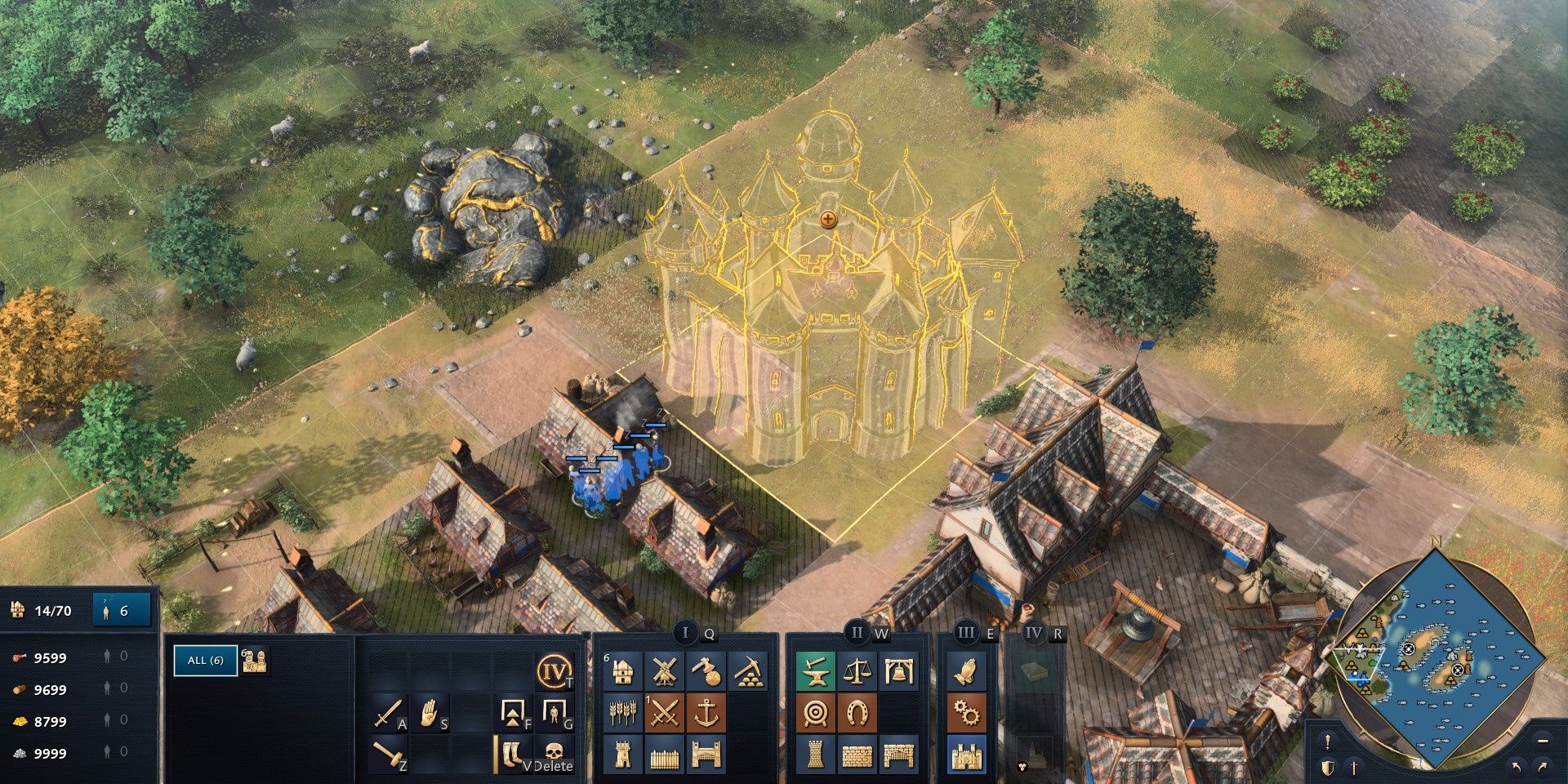 Размещение крепости в Age Of Empires 4