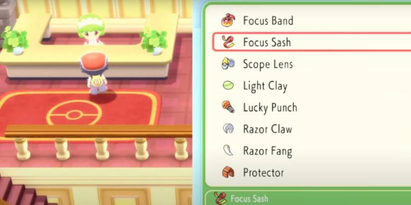 buying focus sash in pokemon brilliant diamond and shining pearl
