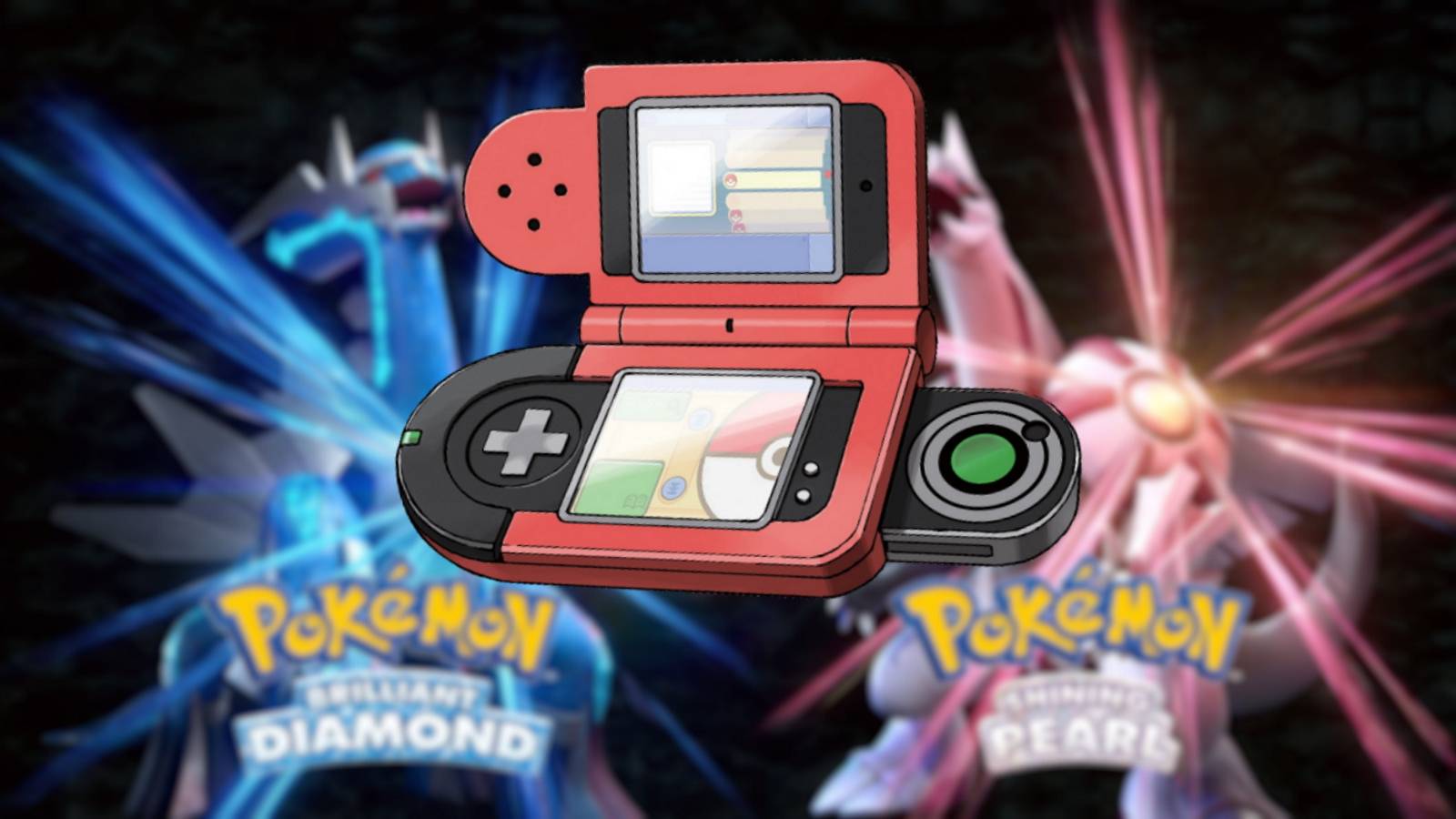Pokemon Brilliant Diamond Shining Pearl How to Get the National PokeDex on blurred official promo image