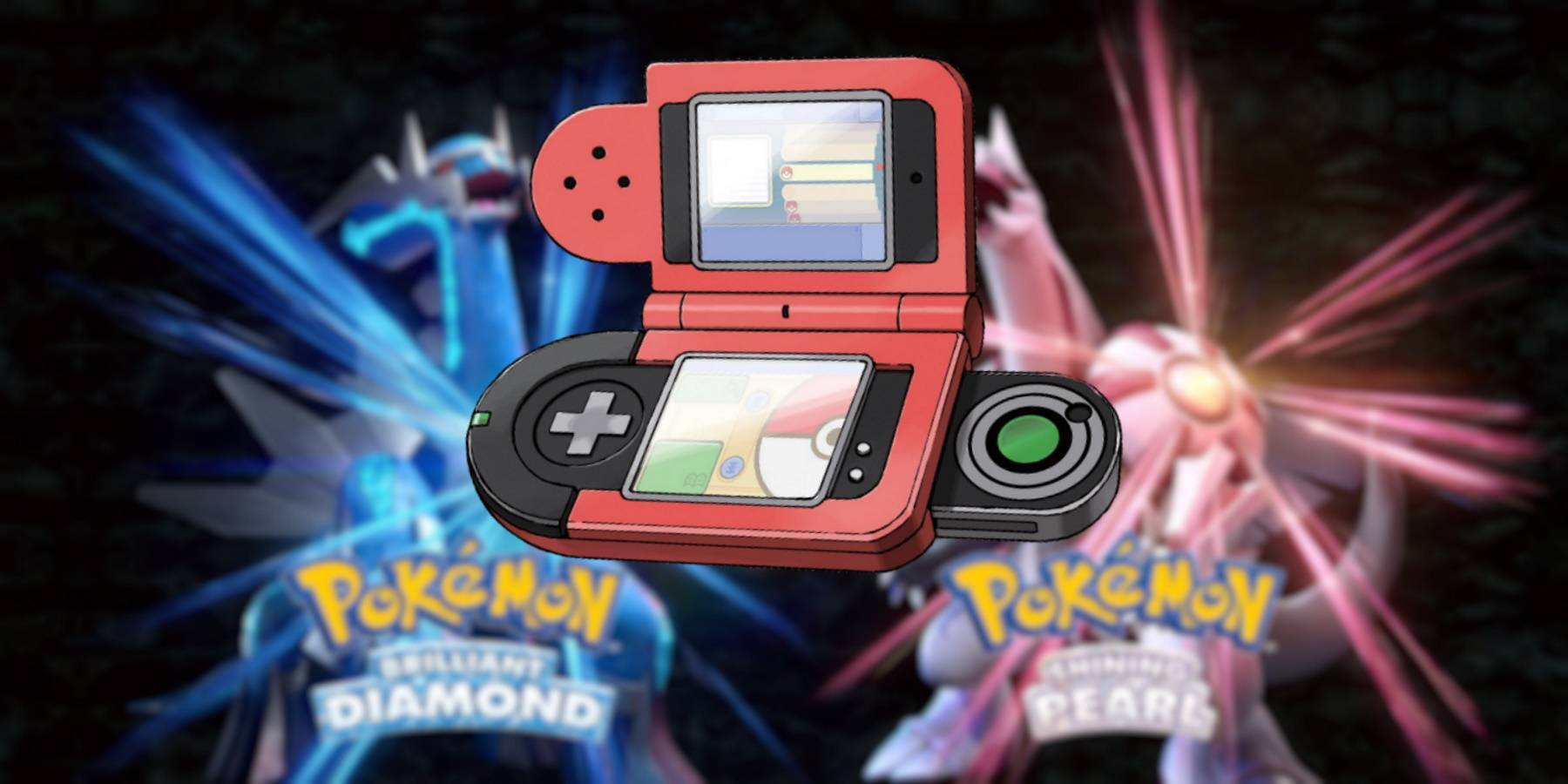  Pokemon Brillant Diamant Brillant Perle Comment Obtenir le PokeDex National sur l'image promo officielle floue 