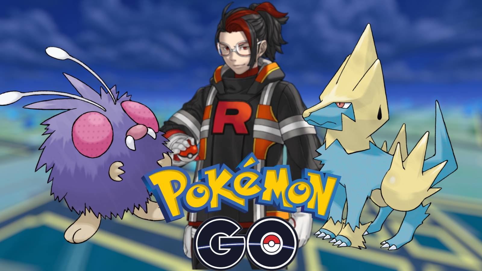 Pokemon GO arlo venonat and manetric on pokemon go map background