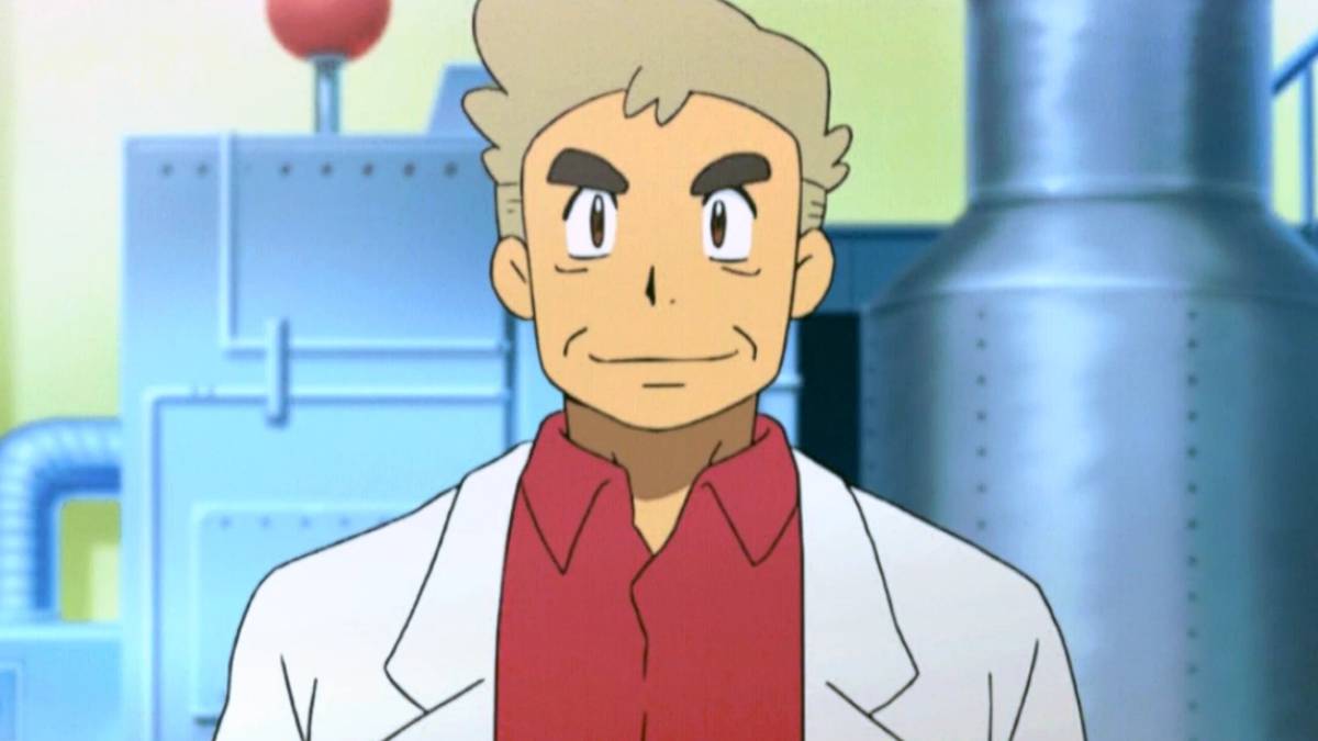 Pokemon headshot of Professor Oak