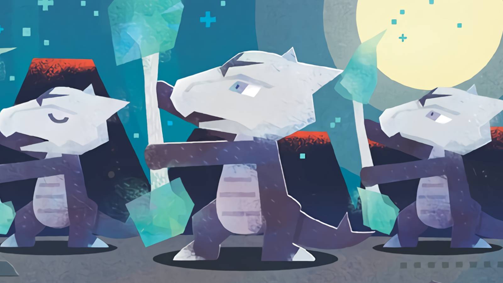 Pokemon TCG Alolan Marowak Card Art