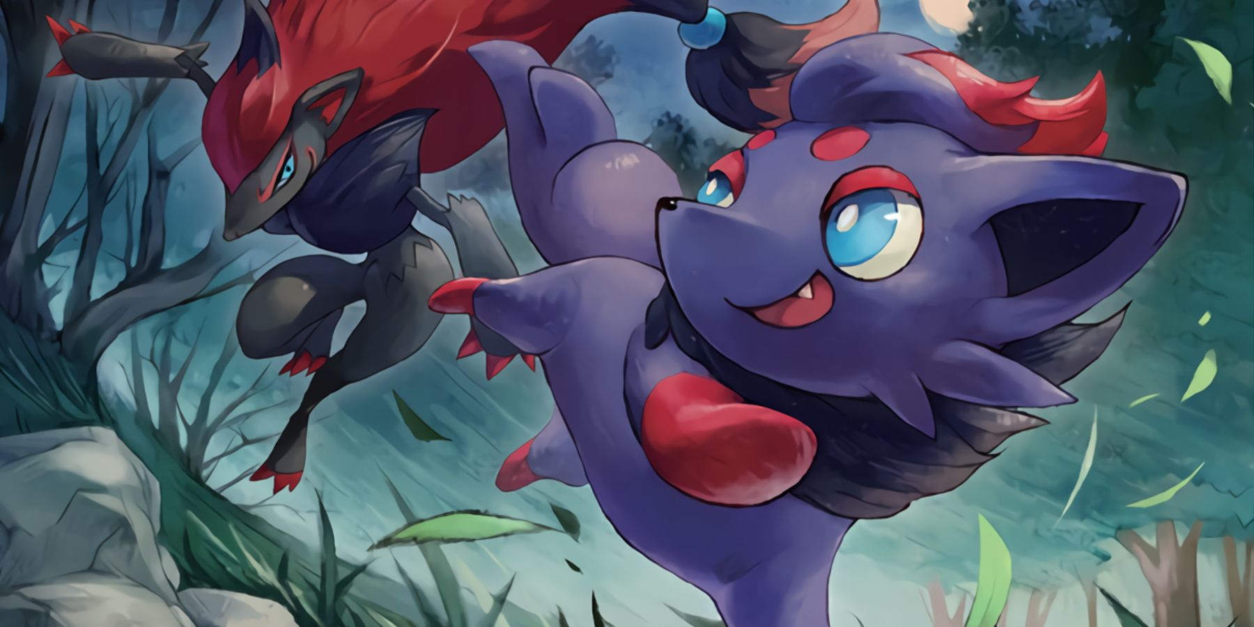 Pokemon TCG Zorua Card Art