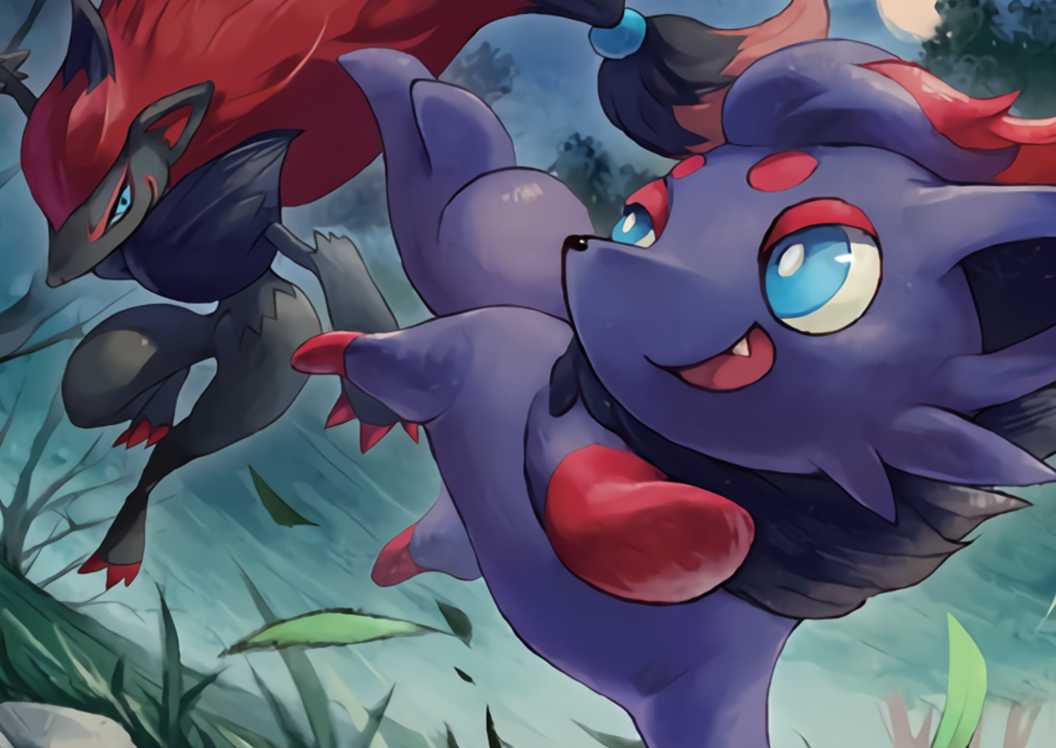 Pokemon TCG Zorua Card Art