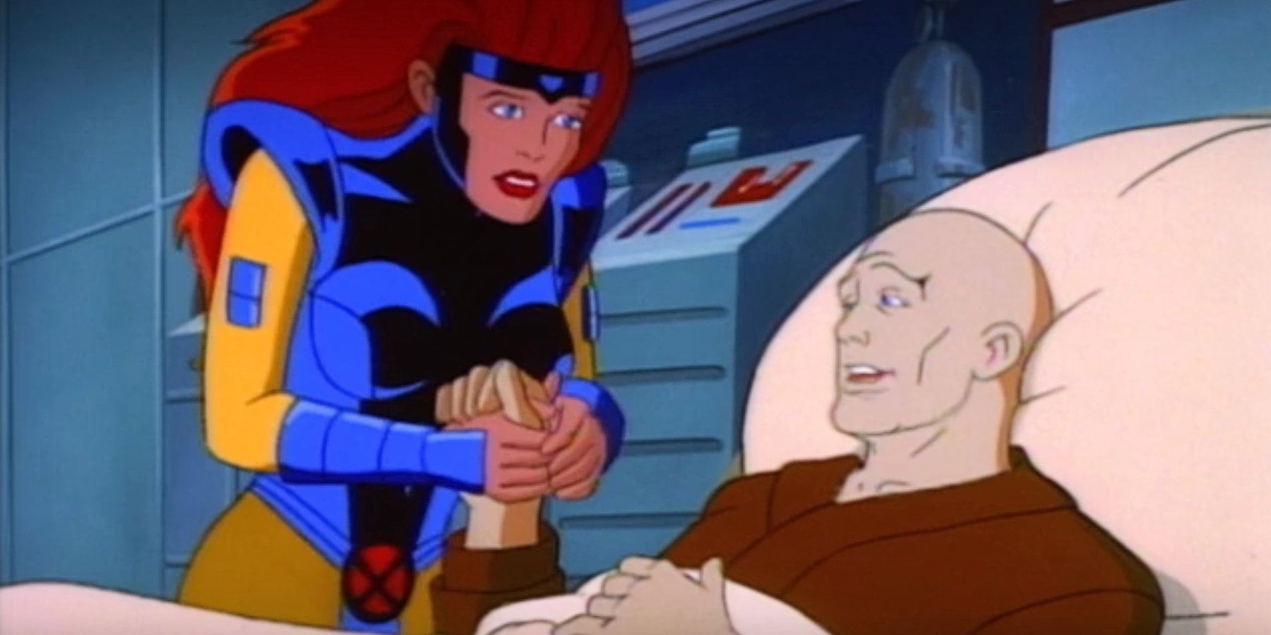Professor X deathbed in X-Men animated