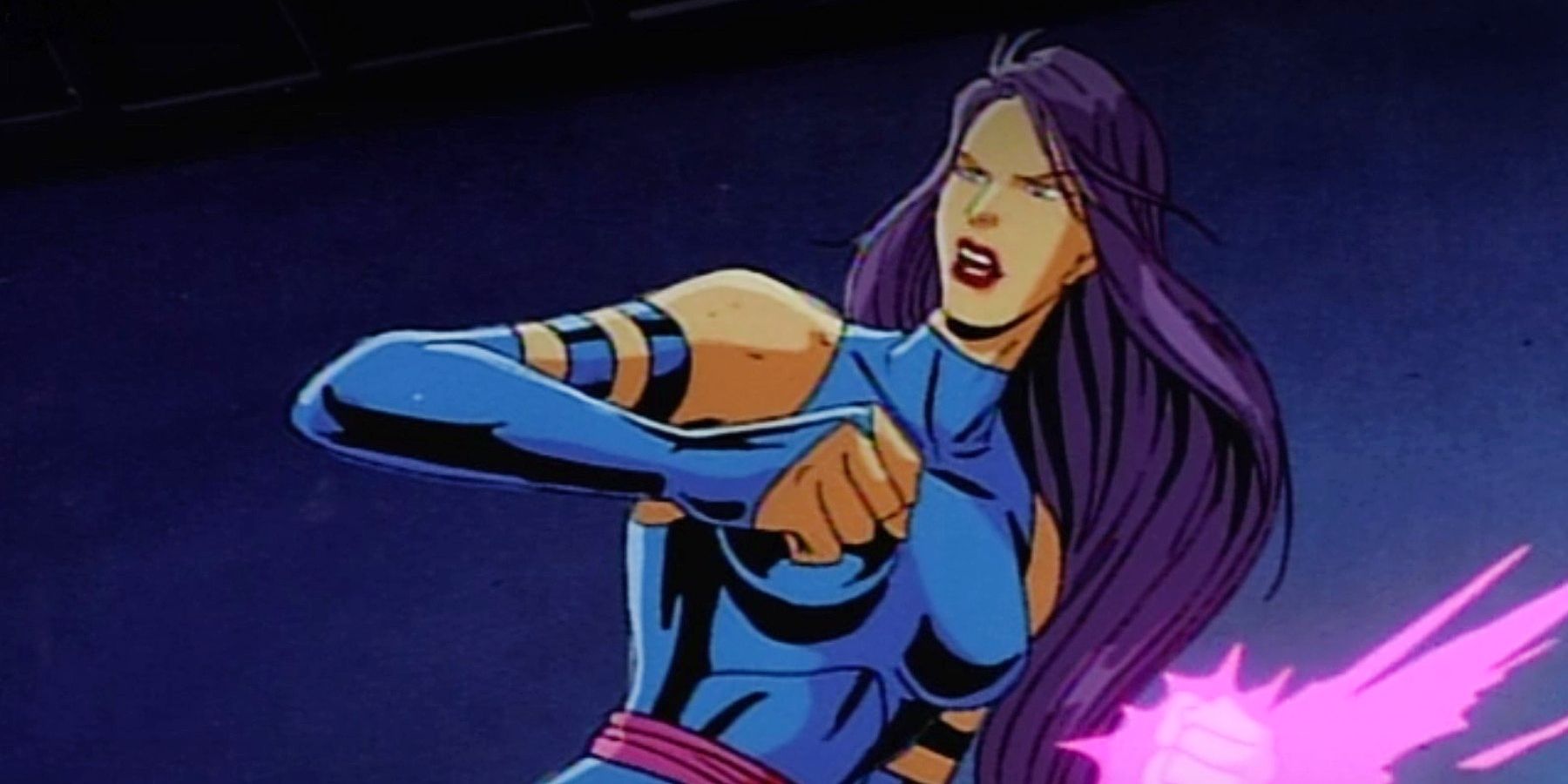 Psylocke in X-Men animted series 90s