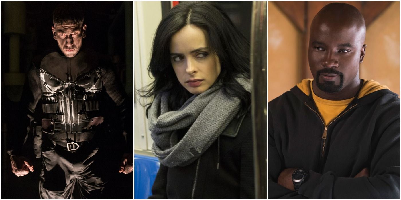 The Punisher, Jessica Jones, and Luke Cage in the Marvel Cinematic Universe