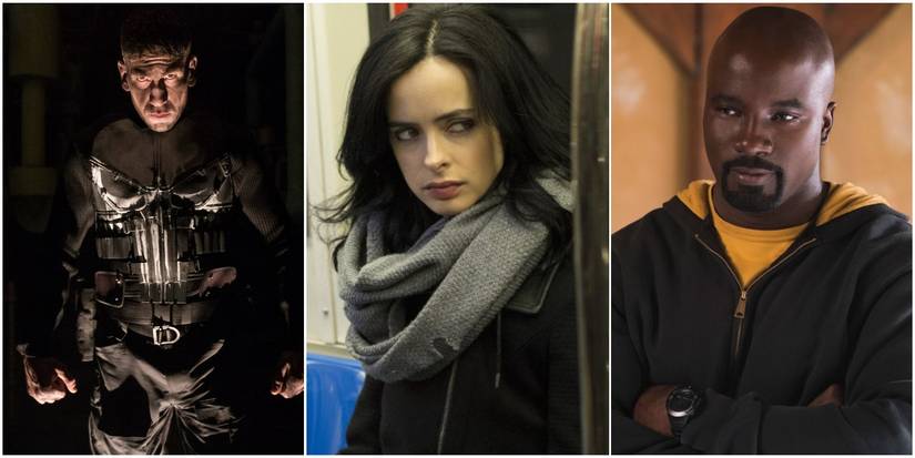 The Punisher, Jessica Jones, and Luke Cage in the Marvel Cinematic Universe