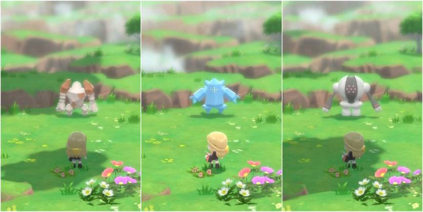 Pokemon Diamond and Pearl Regirock, Registeel, Regice