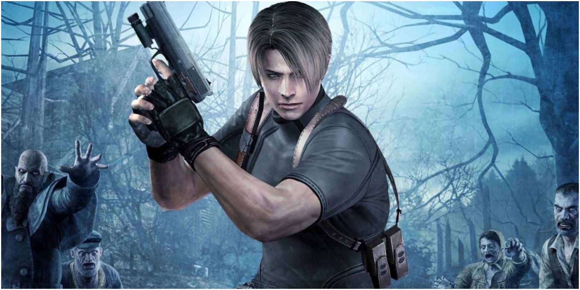 Resident-Evil-4 Art готовится к встрече с врагами