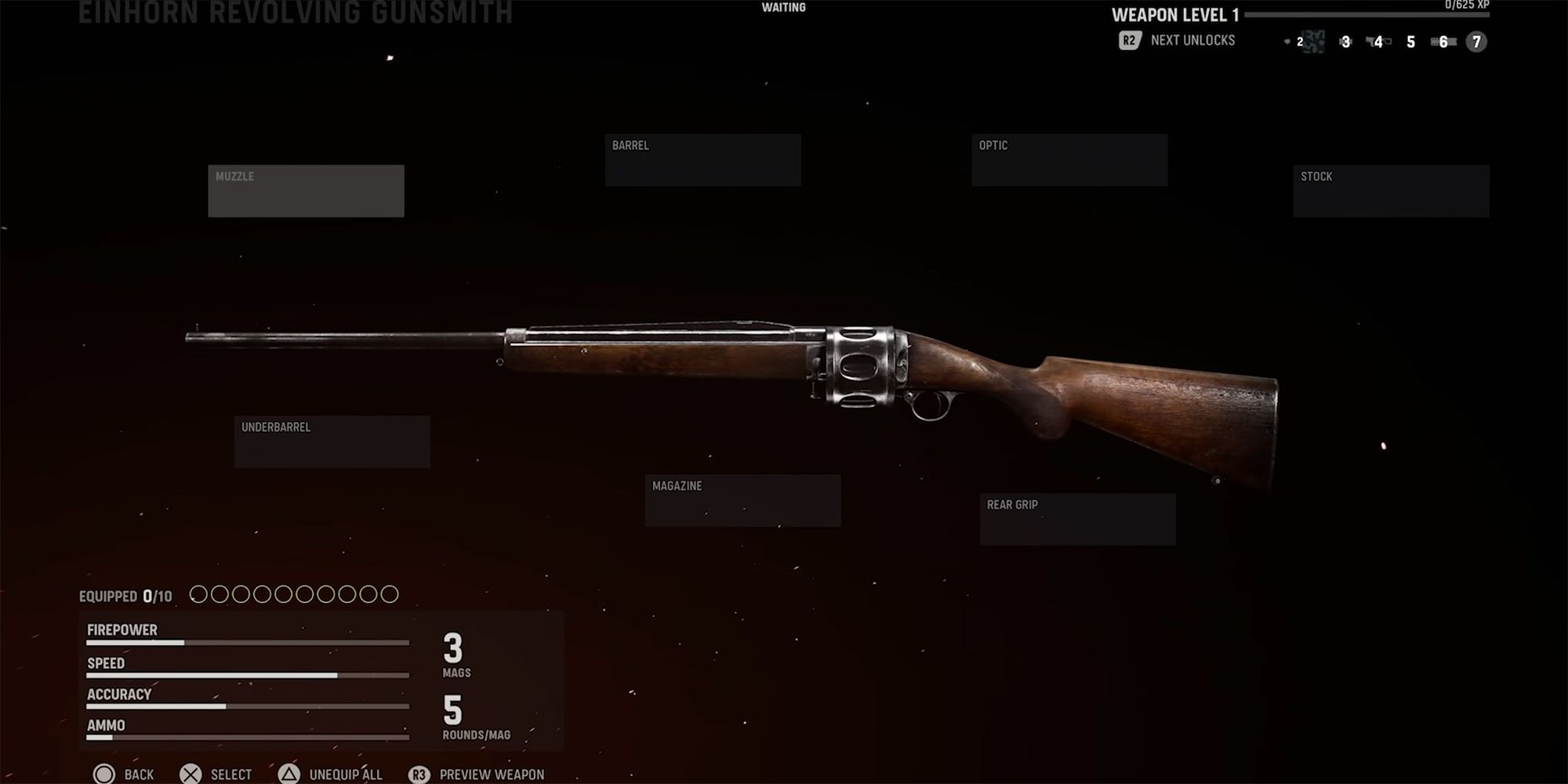 Call Of Duty Vanguard Zombies - Looking At The Revolver Shotgun In The Loadout Menu