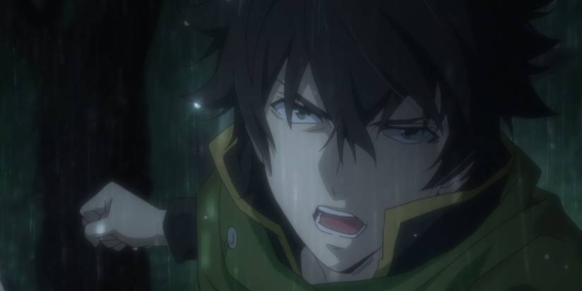 Rising of the Shield Hero Naofumi Iwatani in the middle of fighting