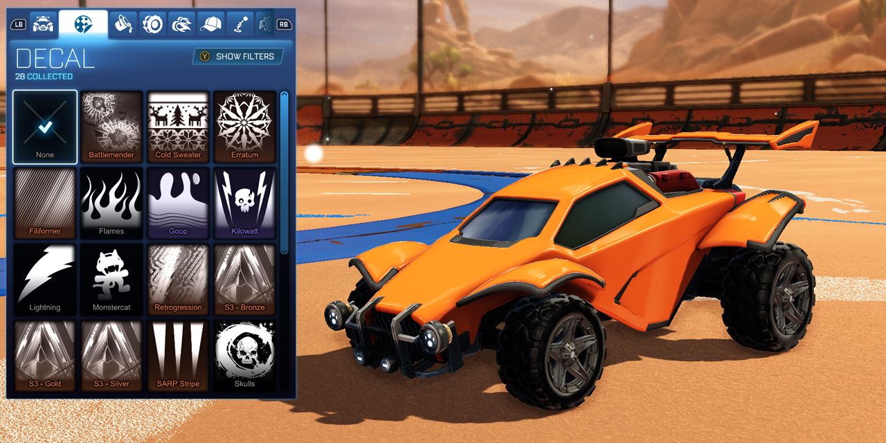 Rocket League The 10 Best Decals None