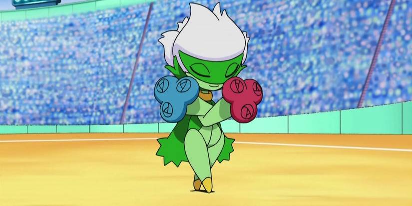 Pokemon Roserade in battle