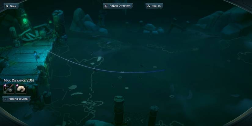 The fishing mini-game in Ruined King: A League of Legends Story
