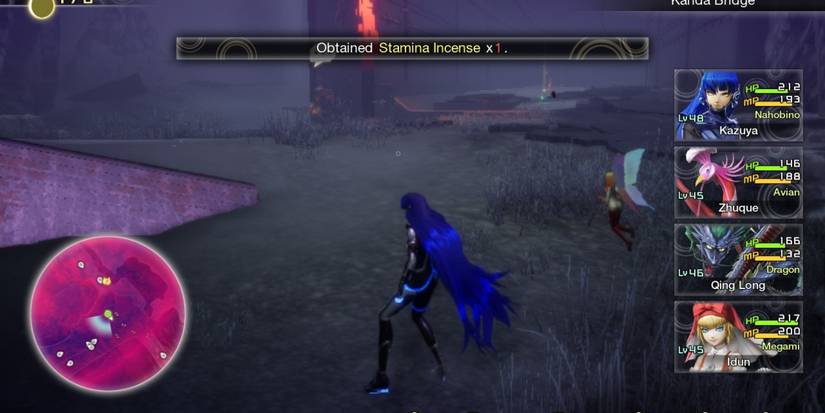 SMT5 Protagonist receiving Incense after search