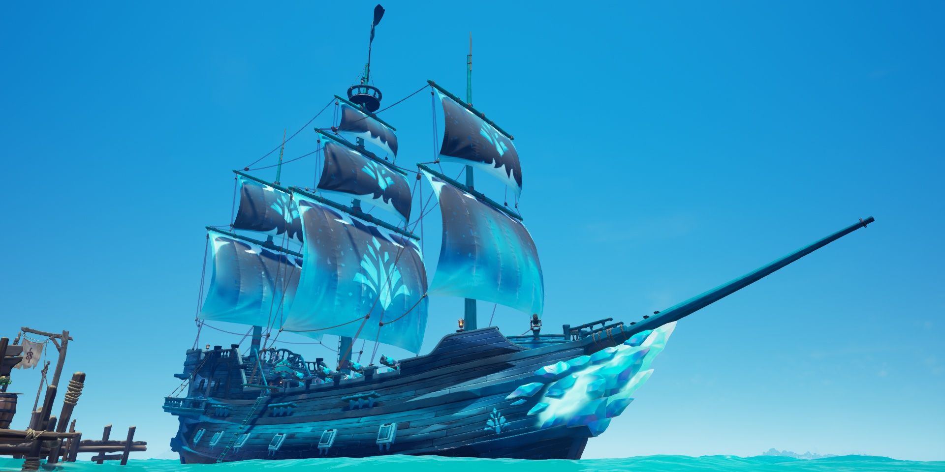 Frozen Horizon ship in Sea Of Thieves