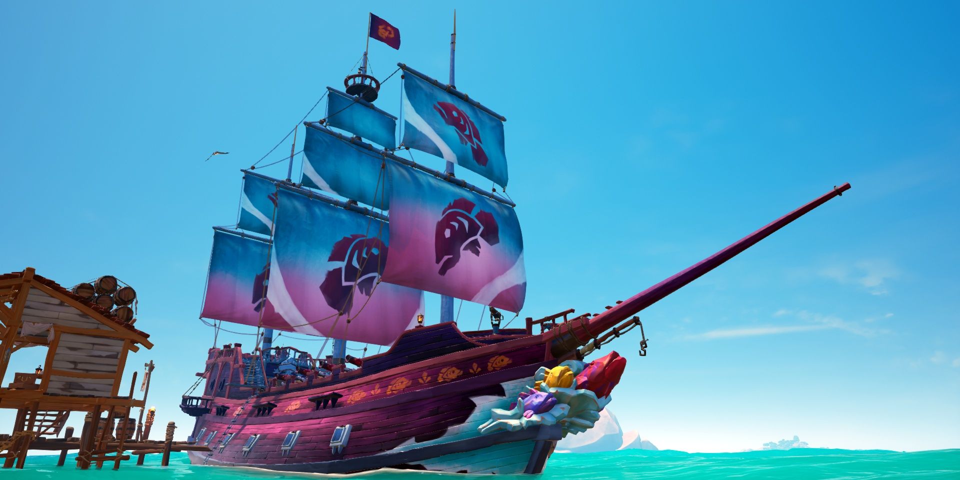 The Ruby Splashtail Set in Sea Of Thieves