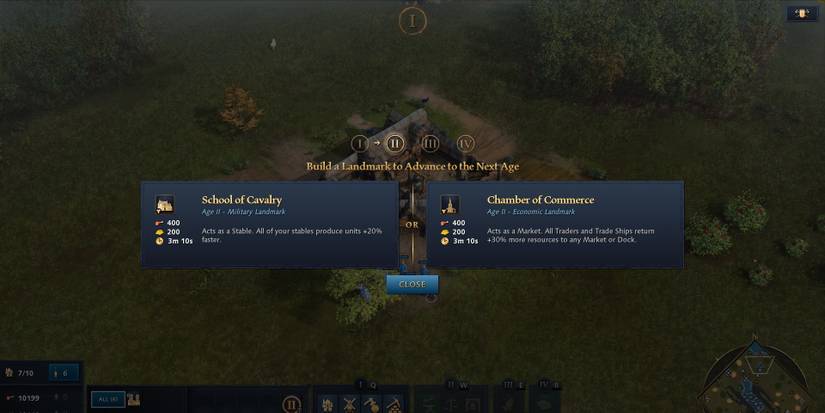 Selecting A Landmark In Age Of Empires 4