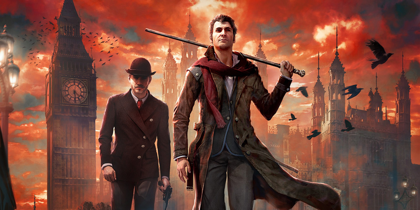 Sherlock Holmes: The Devil's Daughter poster depicting Sherlock and Dr. Watson