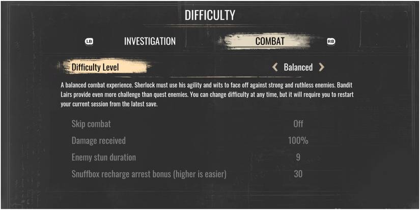 Sherlock-Holmes-Chapter-One combat difficulty