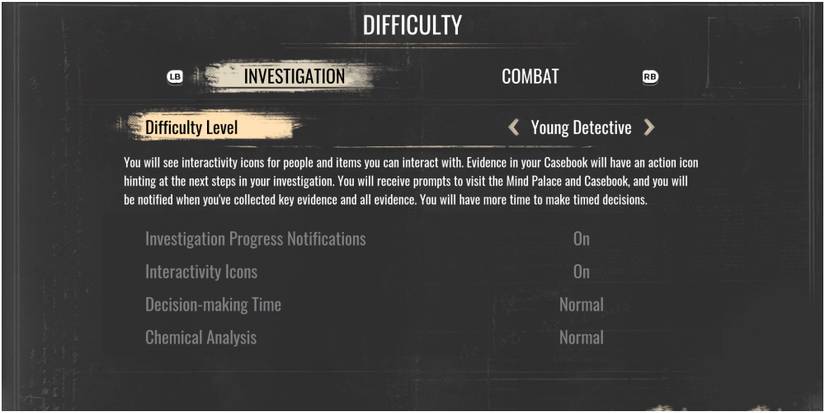 Sherlock-Holmes-Chapter-One investigation difficulty