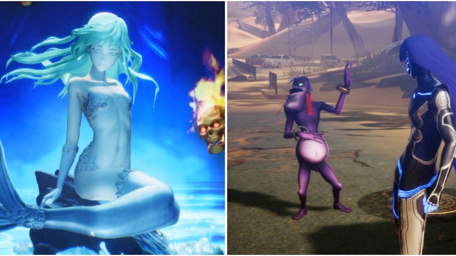 Mermaid and talking to Preta in Shin Megami Tensei 5