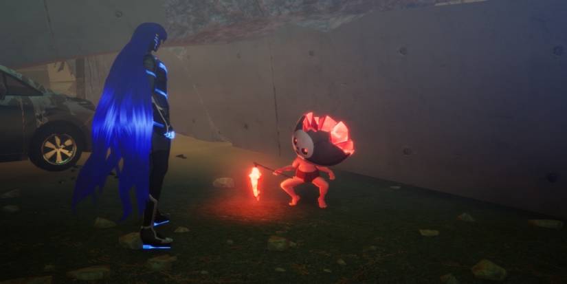 Talking to a Miman in Shin Megami Tensei 5