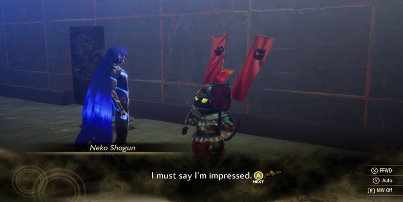 Talking to a demon in Shin Megami Tensei 5