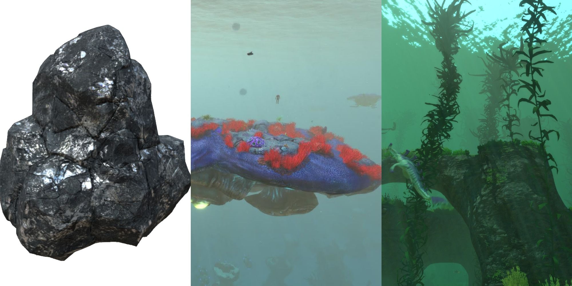 Silver Ore, Reefback Leviathan, and Kelp Forest Split Feature Subnautica