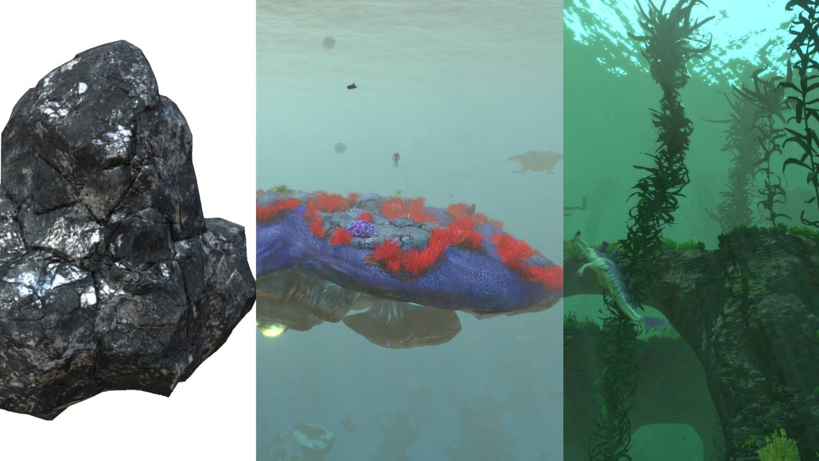 Silver Ore, Reefback Leviathan, and Kelp Forest Split Feature Subnautica