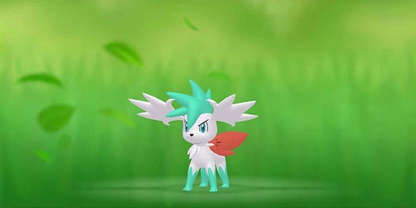 Sky Shaymin Grass Flying type in Pokemon GO